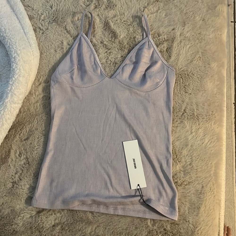 Joah brown lilac top - Picture 2 of 5